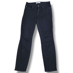 Gap Jeans Size 28R W28xL28 GAP 1969 Curvy True Skinny Jeans Stretch Black Denim